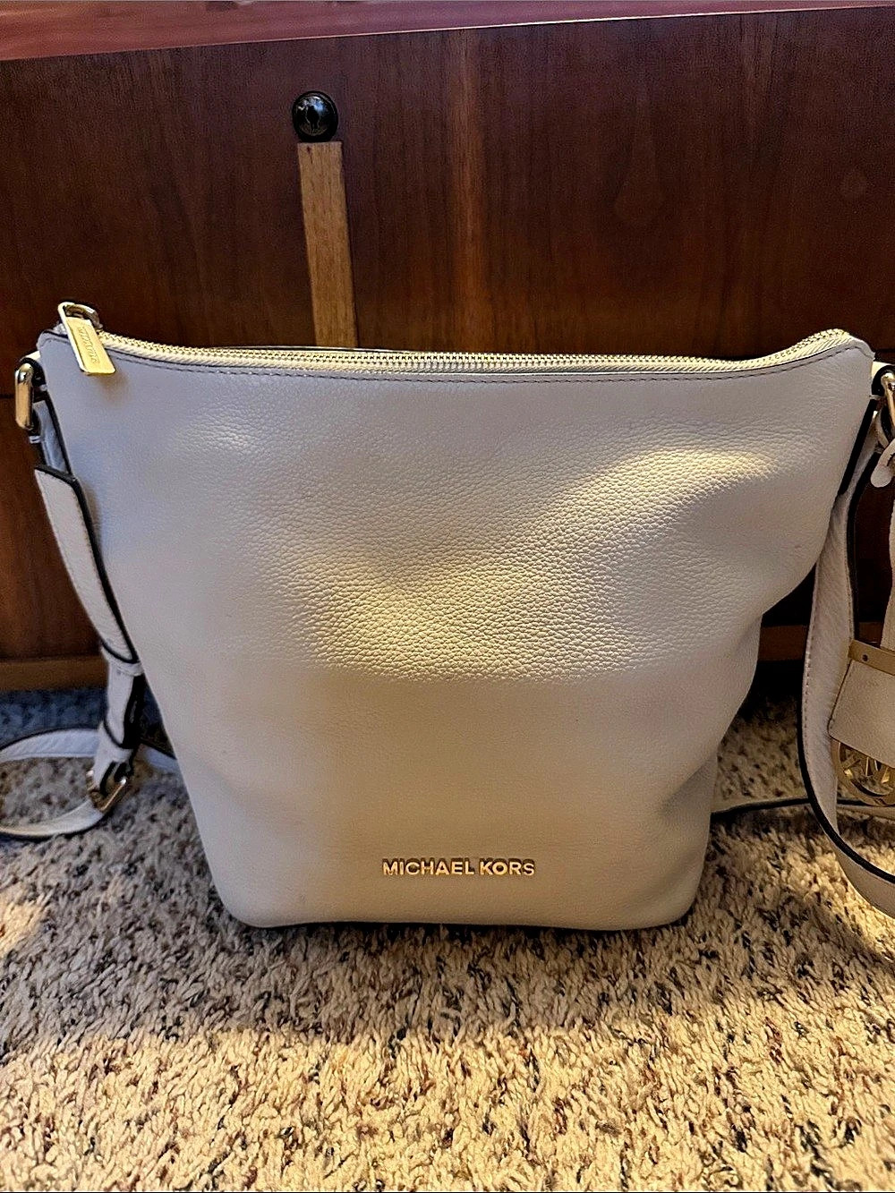 Michael Kors White Crossbody Bag